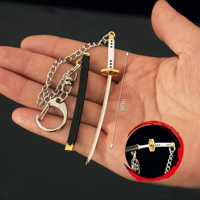 Chaveiro Espada Nichirin 9cm, Demon Slayer
