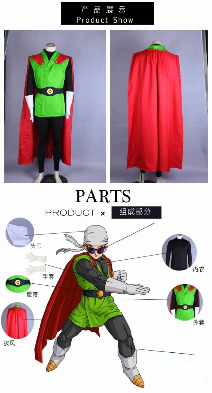 Fantasia Cosplay Adulto Saga Grande Saiyaman, Gohan