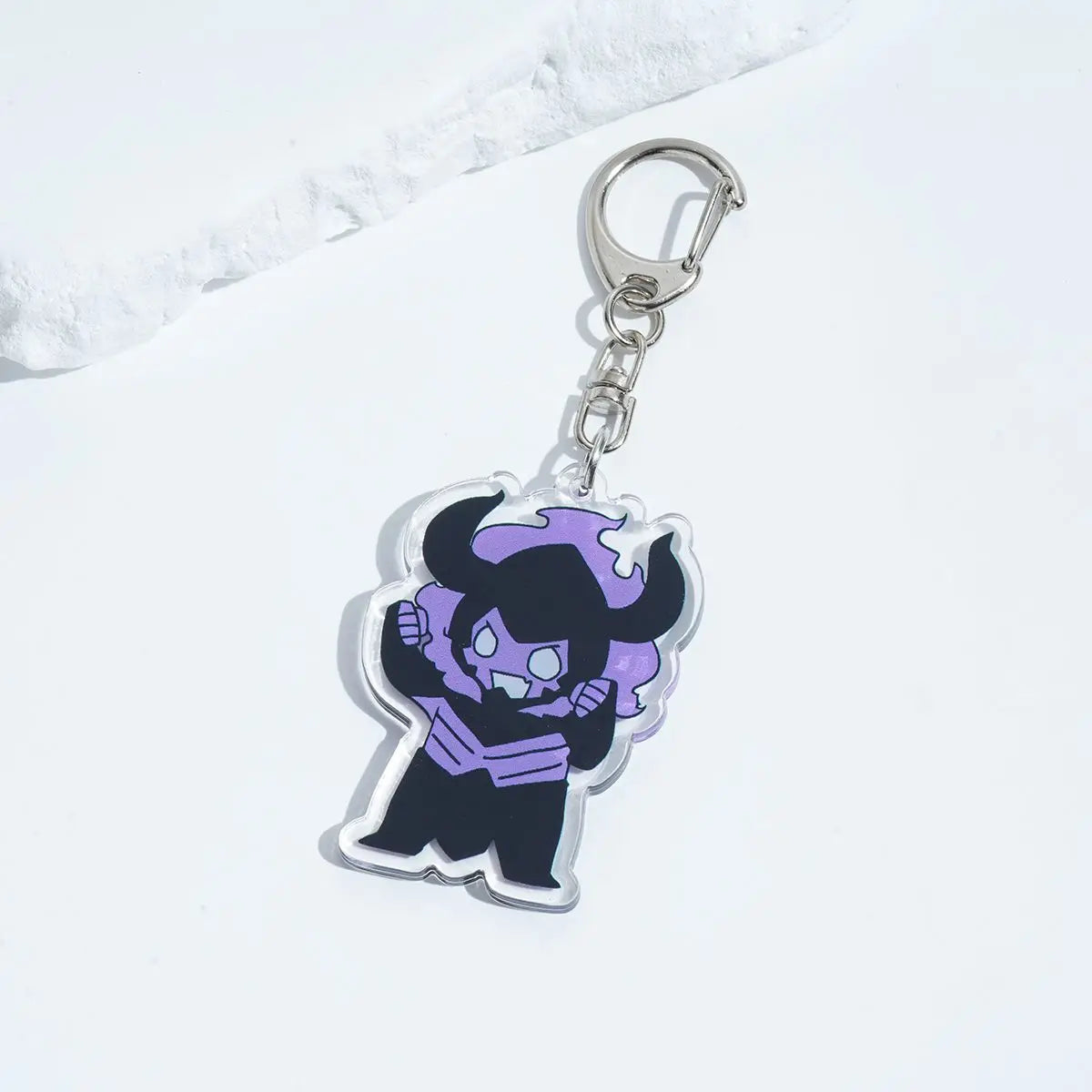 Chaveiro Acrílico Solo Leveling, Caçador Sombrio
