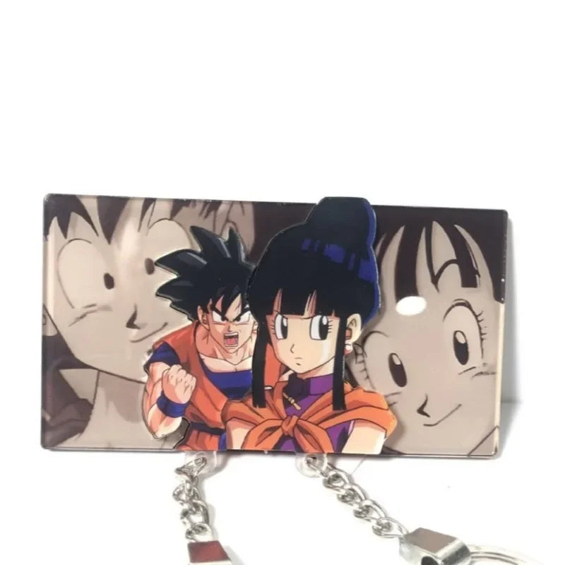 Chaveiro Casal Goku &amp; Chichi, Dragon Ball