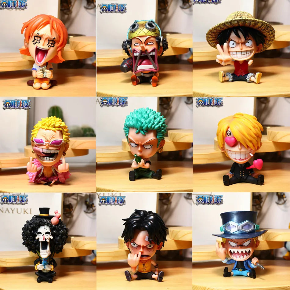 BONECOS - (ONE PIECE) PEQUENOS PIRATAS
