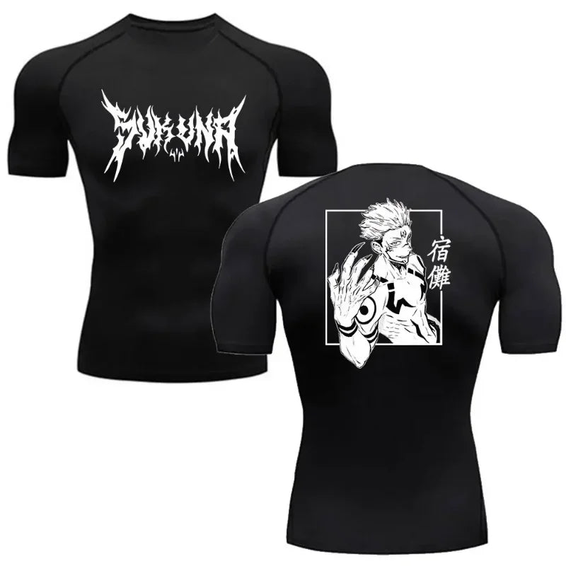 Camiseta DryFit Estilo Amaldiçoado, Jujutsu Kaisen