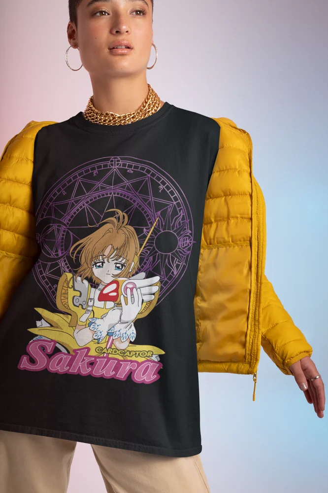 Camiseta Sakura Card Captor, Selo Mágico