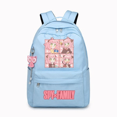 Mochila Anya Cutie, Spy x Family + Chaveiro Corujinha (Brinde)