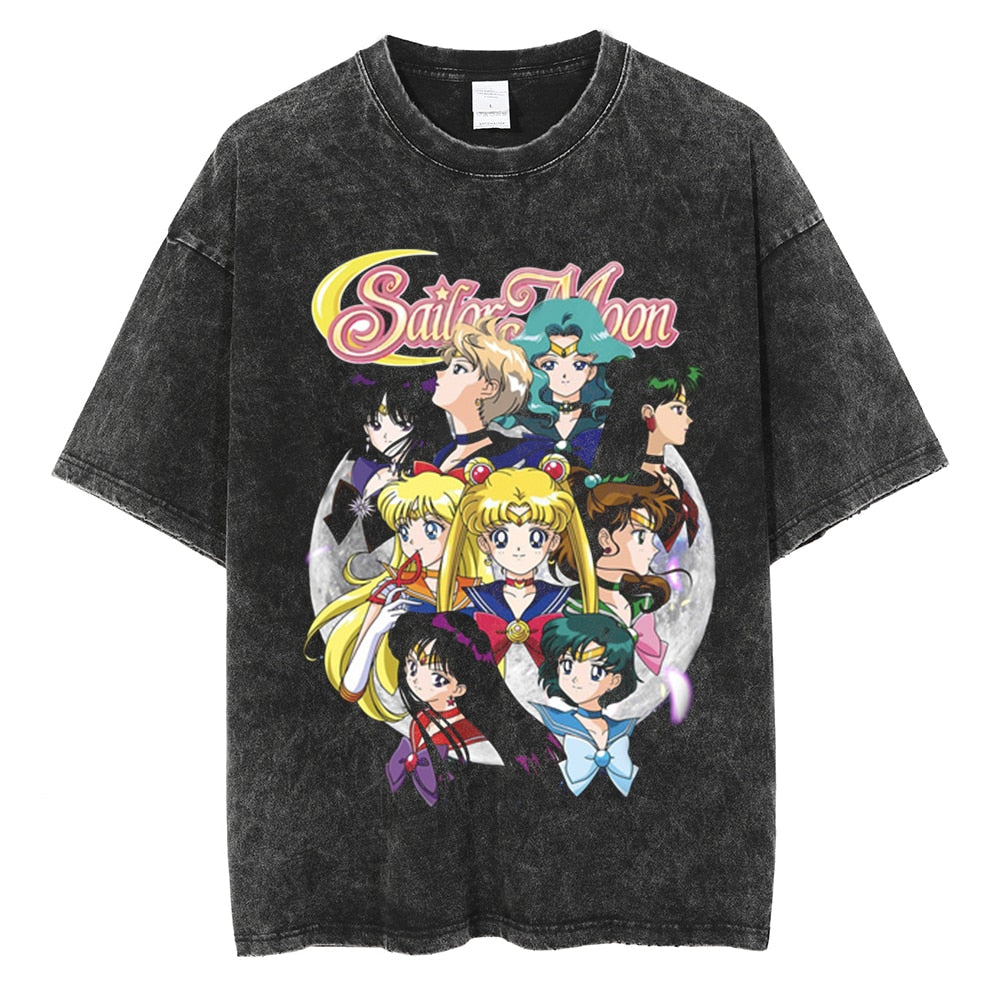 Camisa Vintage Guerreiras Cósmicas, Sailor Moon