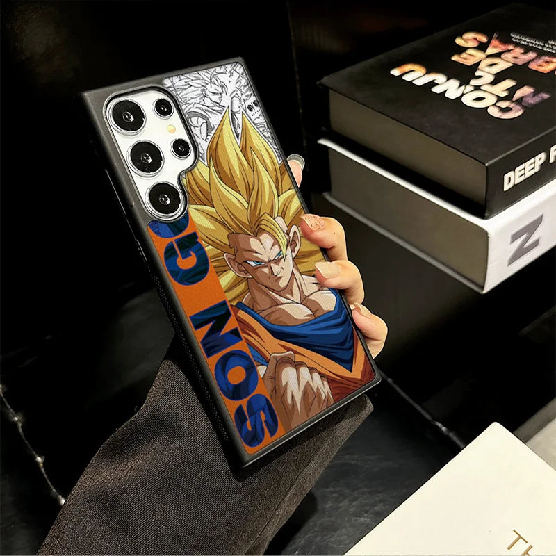 Capinha 3D Son Goku Dual Form – Super Saiyajin + Instinto Superior (Samsung S)