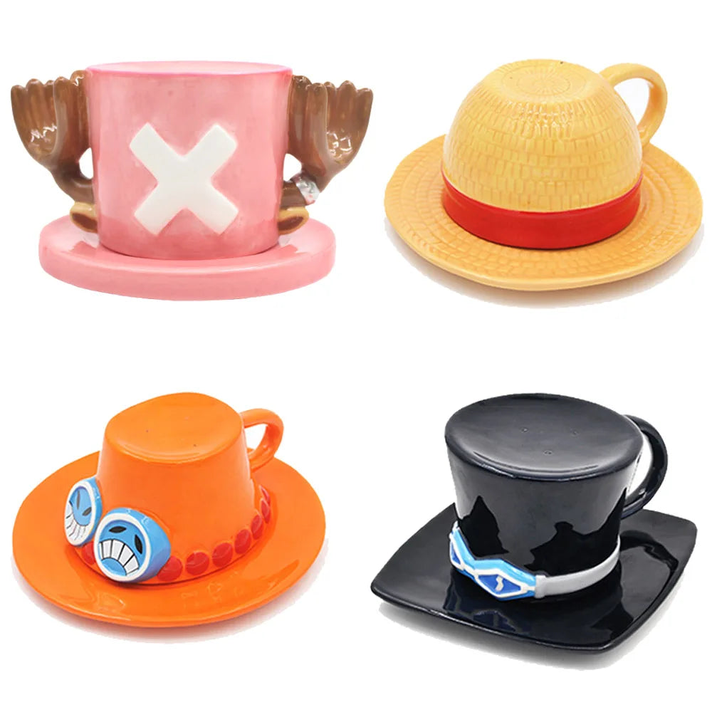 XÍCARAS SABO, ACE, LUFFY & CHOPPER