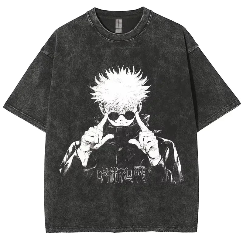 Camiseta Oversized "Feiticeiros de Jujutsu"