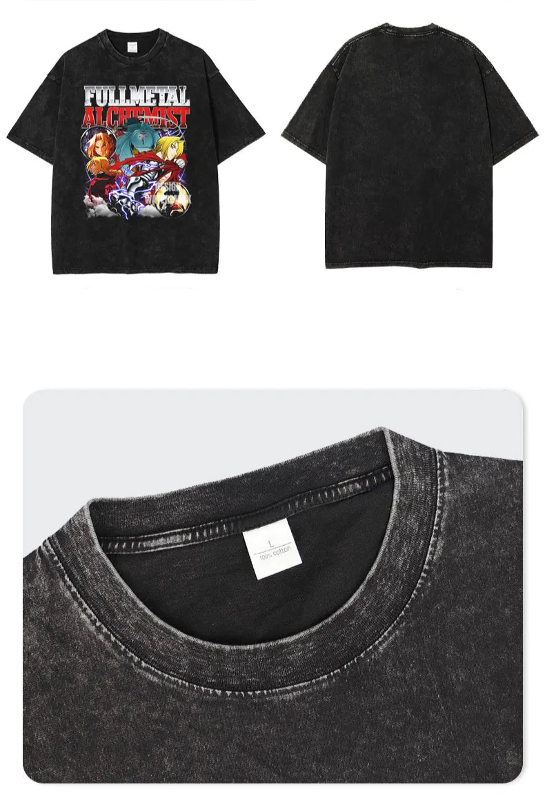 Camiseta Oversized Fullmetal Alchemist