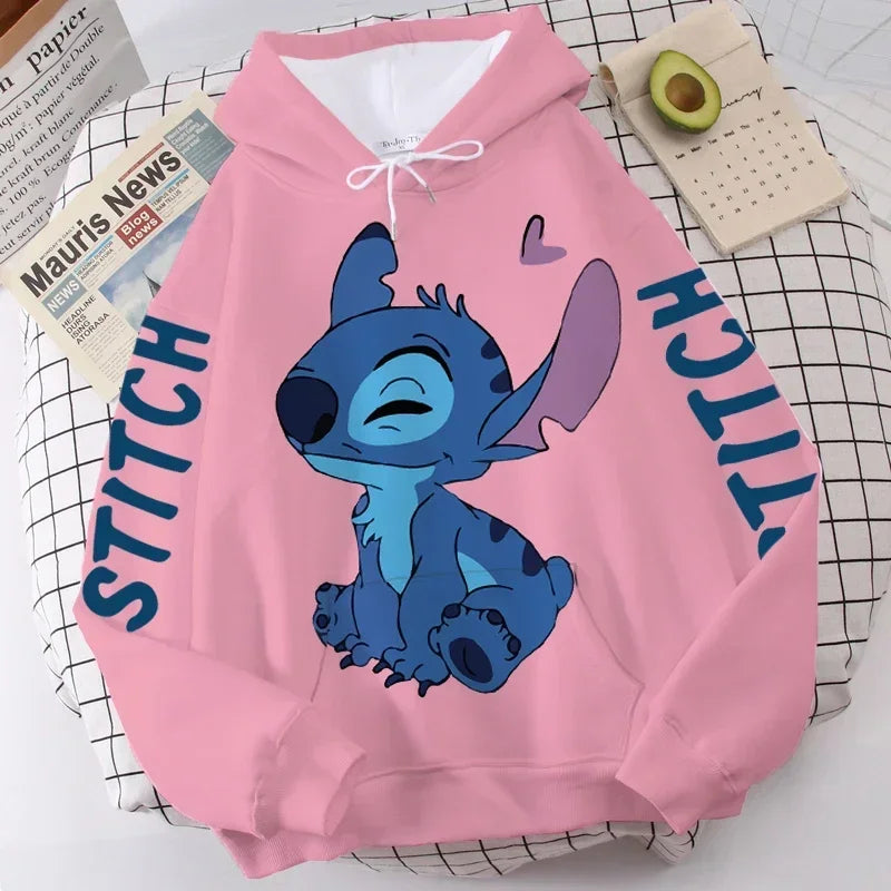 Moletom Casal Stitch & Angel, Disney Love