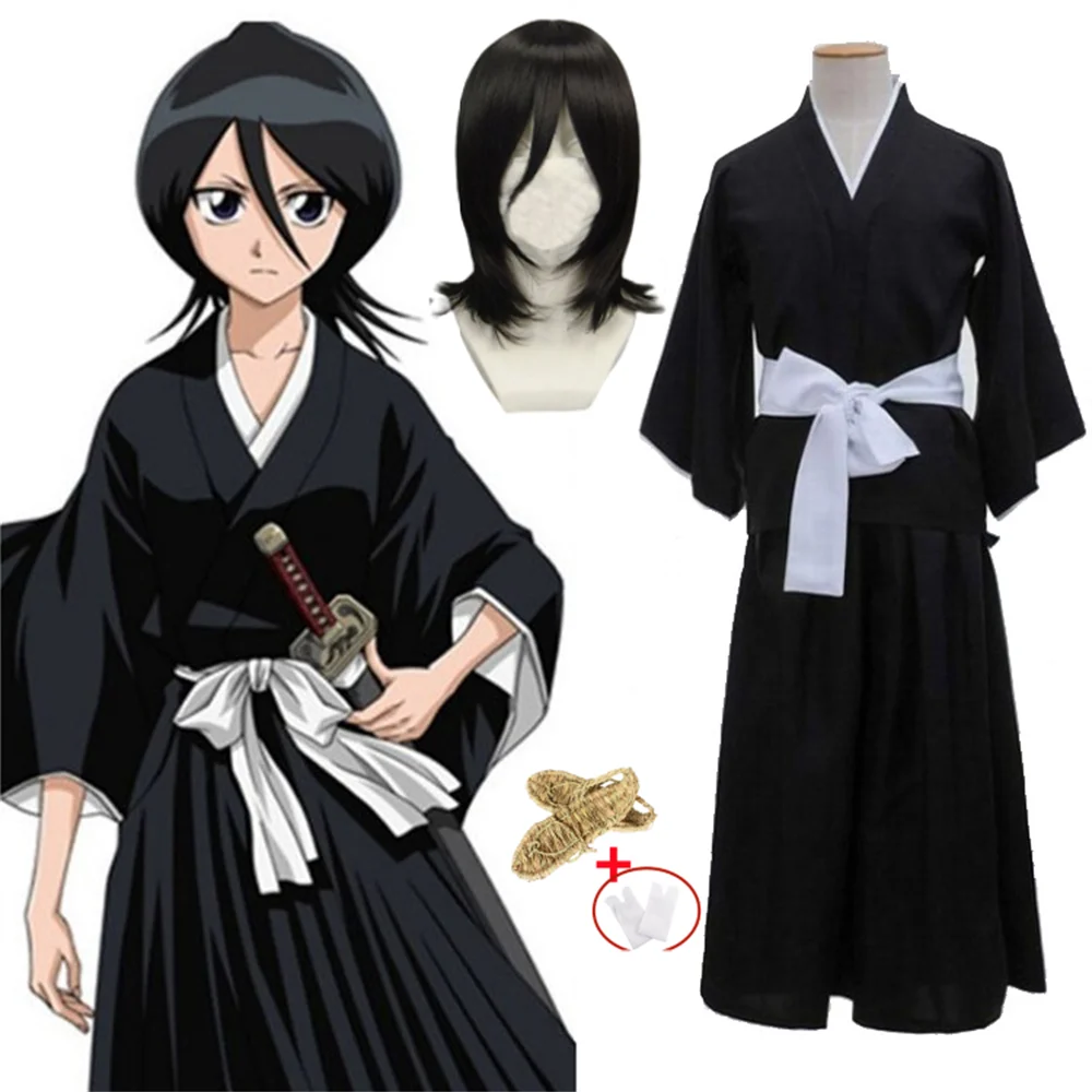 Fantasia Cosplay Adulto Rukia Kuchiki, Bleach