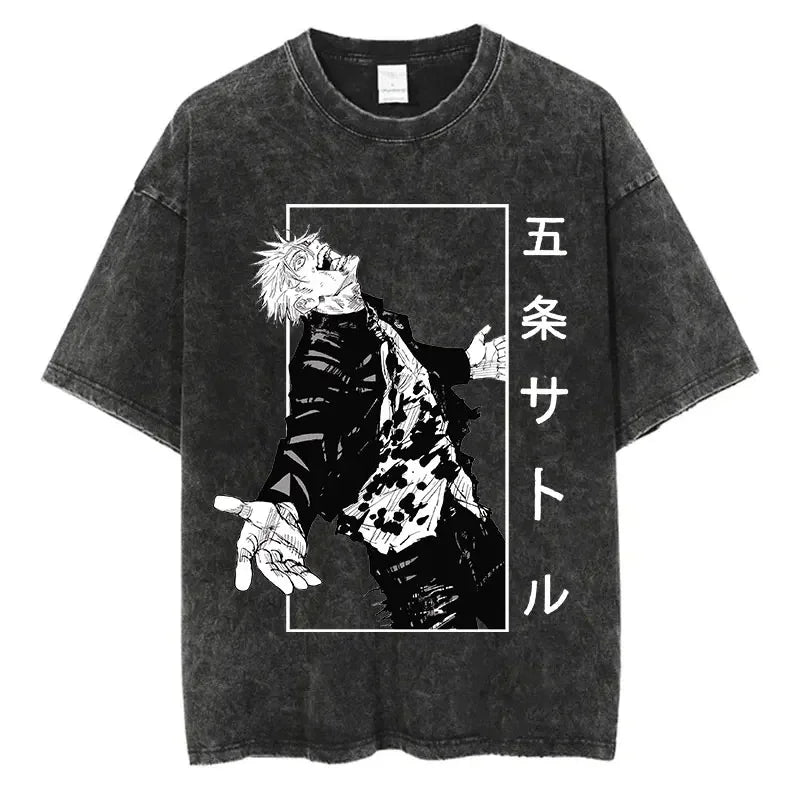 Camiseta Oversized Sukuna Arcaico, Jujutsu Kaisen