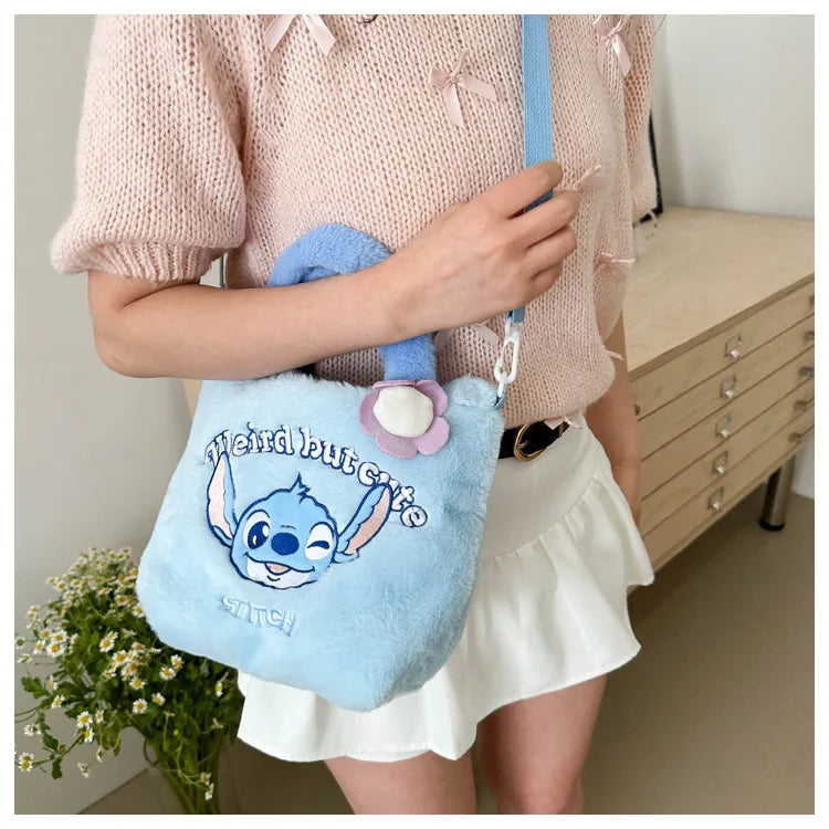 Bolsa Transversal Stitch Kawaii Casual e Charmosa