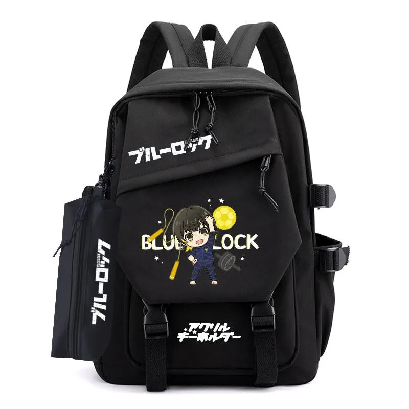 Mochila Bloco X Blue Lock