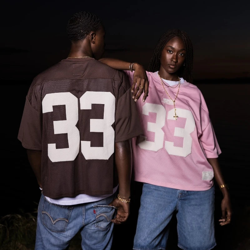 Camisa Jersey Oversized "Memory 33", Y2K Street College
