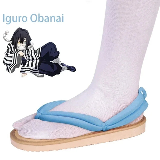 Sandálias Cosplay Demon Slayer – Geta Tradicional Japonesa
