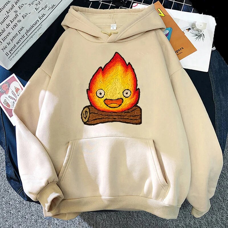 Moletom Calcifer, Chama Encantada – Ghibli Wear