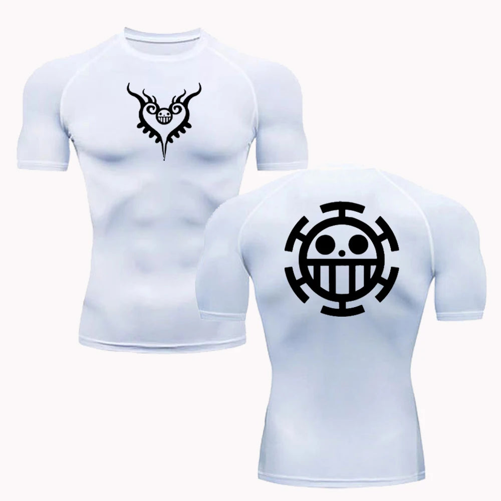 Camiseta DryFit Coração dos Piratas, One Piece Law