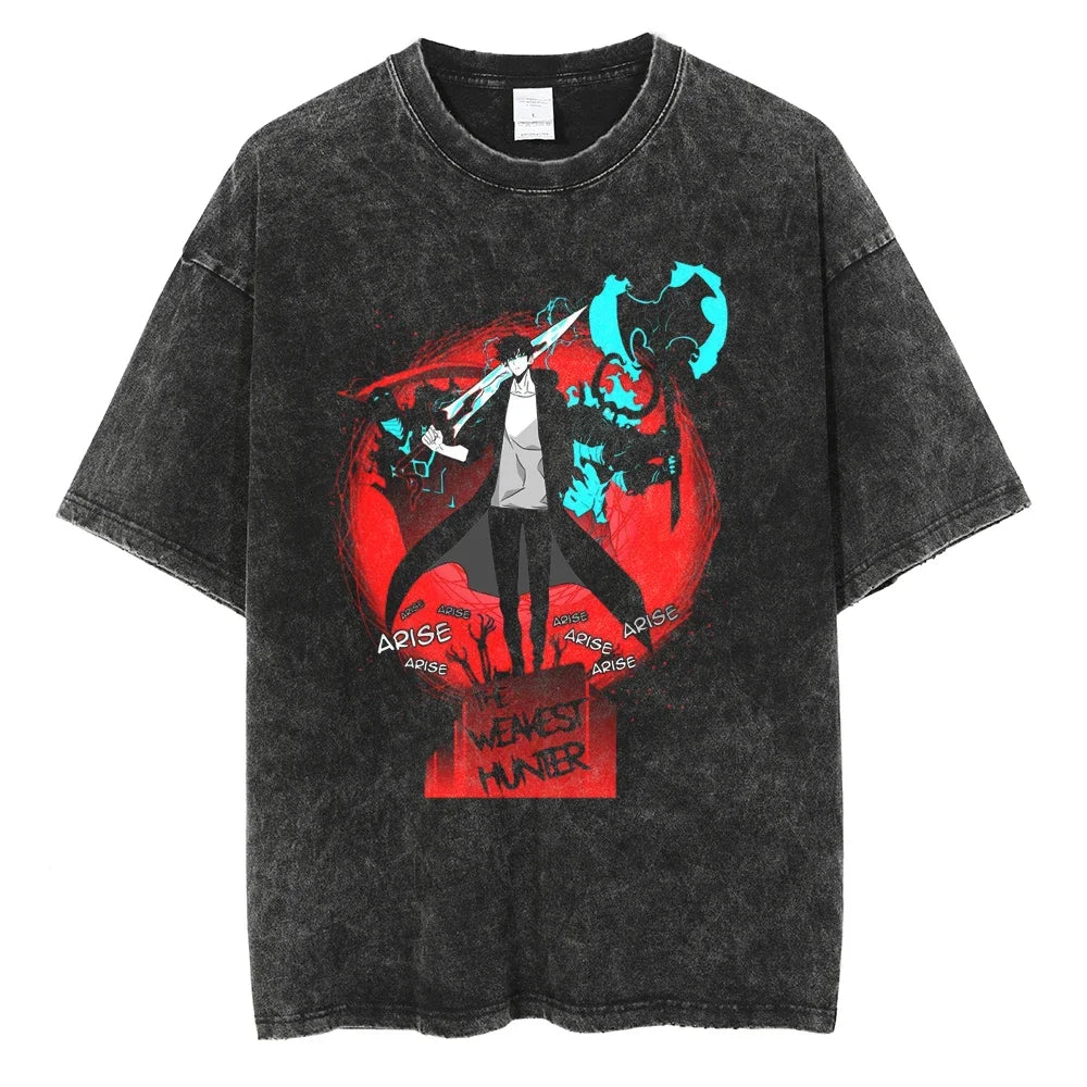 Camiseta Oversized Fúria das Sombras, Solo Leveling