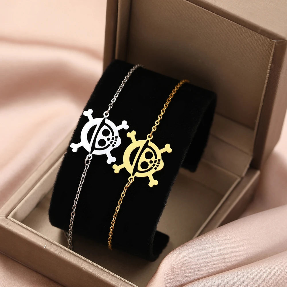 COLAR E PINGENTE PIRATA - ONE PIECE