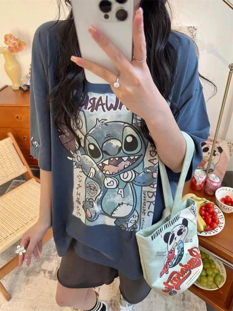 Camisa Cutie Stitch, Disney Y2K