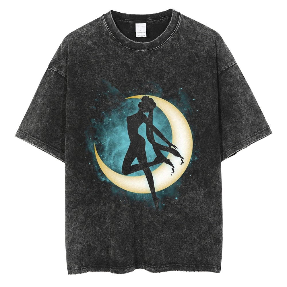 Camisa Vintage Magia Lunar, Sailor Moon