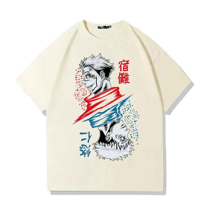 Camiseta Reverso da Maldição, Sukuna vs Itadori