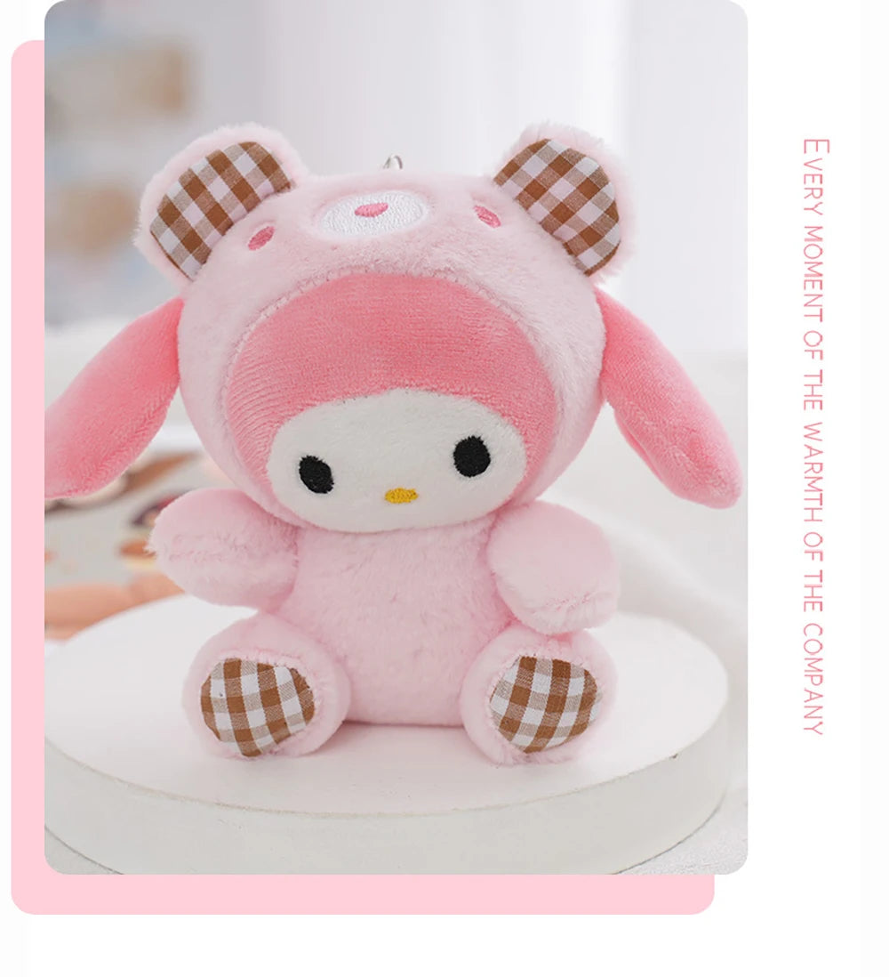 Chaveiro Pelúcia Fofinha Hello Kitty e Amigos