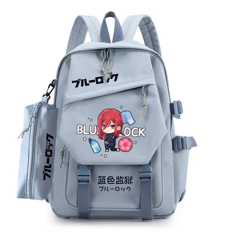 Mochila Bloco X Blue Lock