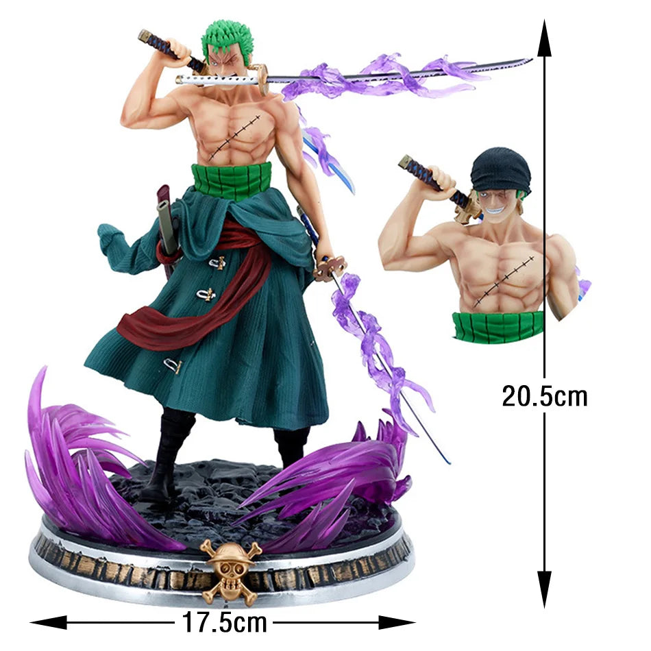 Boneco Roronoa Zoro Santoryu