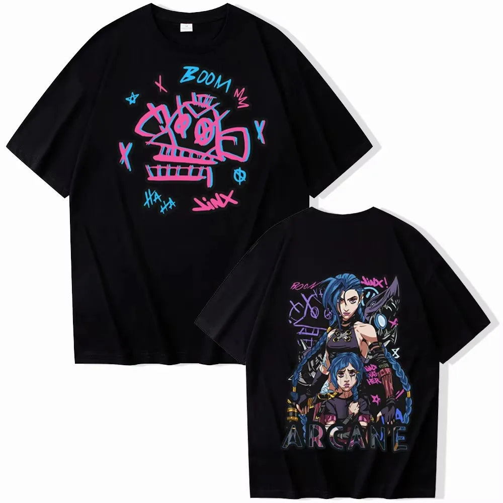 Camiseta Jinx Arcane, League Of Legends