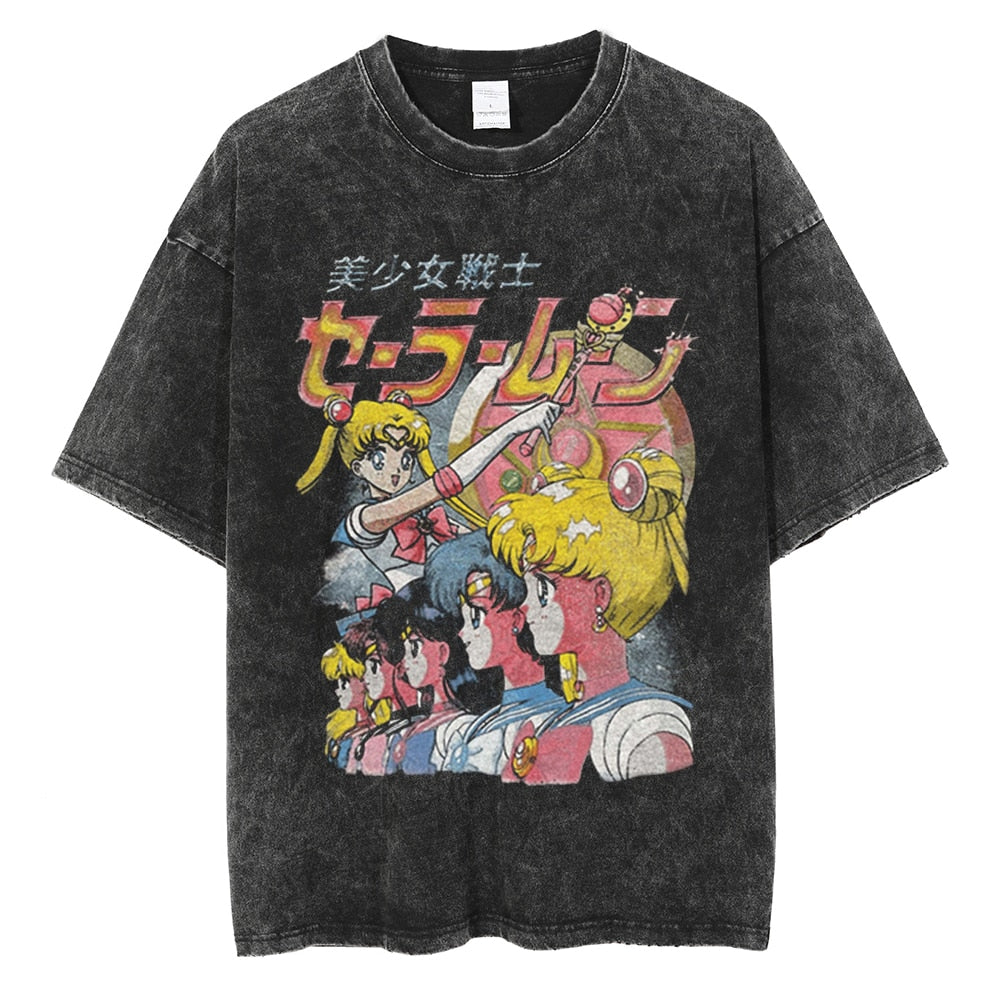Camisa Vintage Guerreiras Cósmicas, Sailor Moon