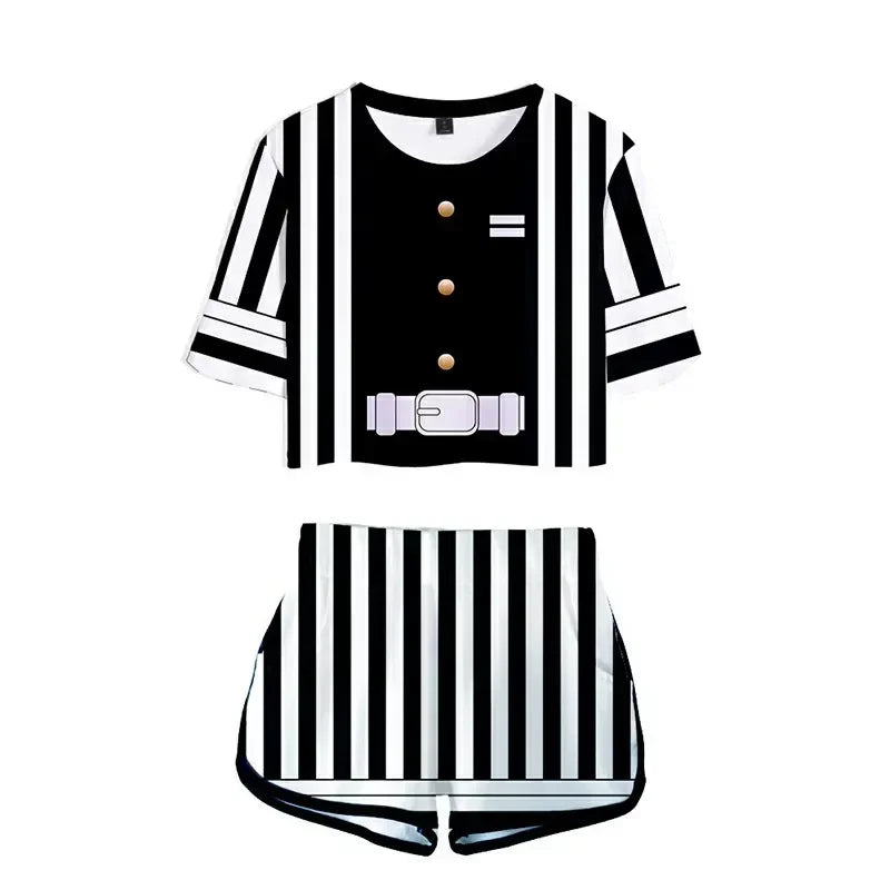 Conjunto Respiração dos Hashira, Kimetsu no Yaiba 3D Adulto e Infantil