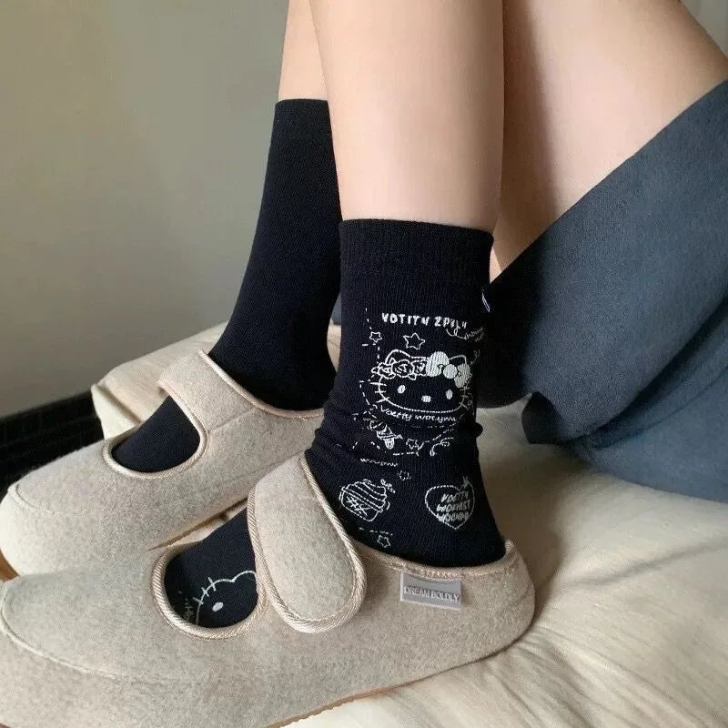 Meias Hello Kitty Kawaii Kitie