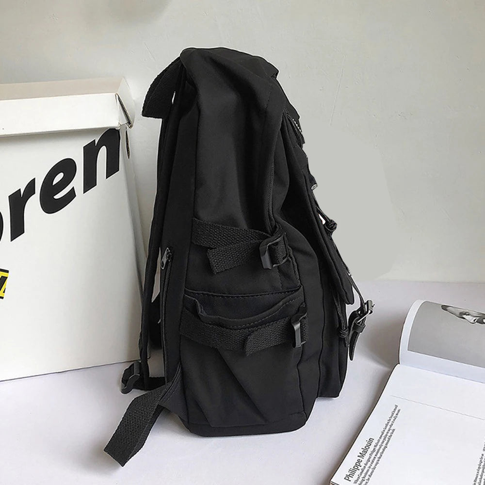 Mochila Gojo Team Chibi + Coelhinho Chaveiro Pelúcia (Brinde)