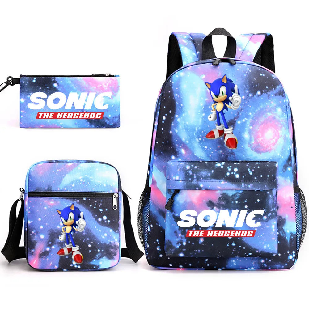 Mochila Sonic & Friends: Três Peças