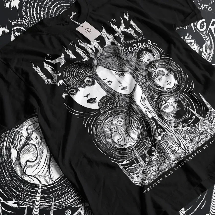 Camiseta Junji Ito, Horror Ilustrado