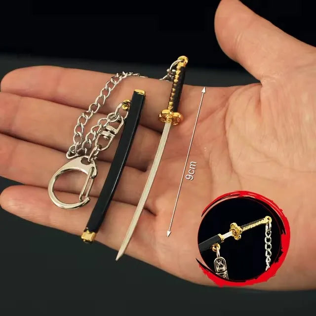 Chaveiro Espada Nichirin 9cm, Demon Slayer