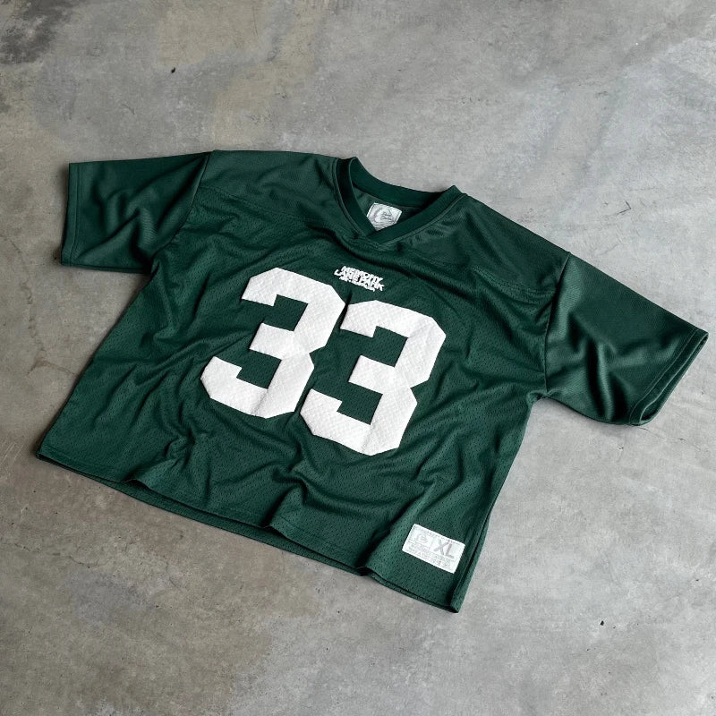 Camisa Jersey Oversized "Memory 33", Y2K Street College