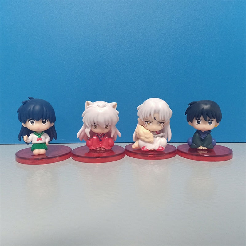 Chaveiro Mini Chibi Inuyasha, 4 un.