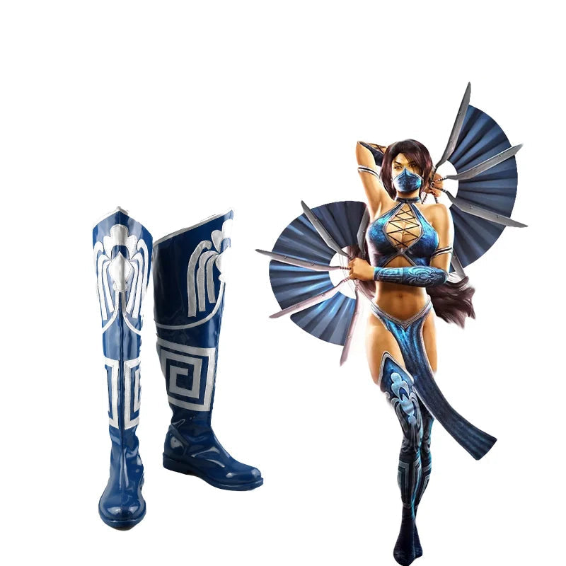 Bota Cosplay Kitana MK9 – Mortal Kombat 9