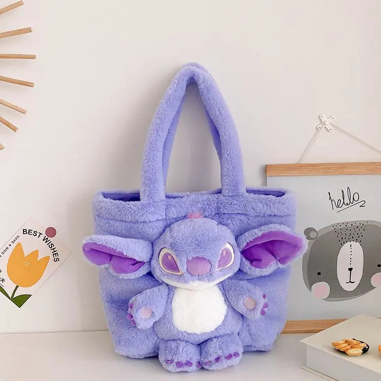 Bolsa Pelúcia Stitch & Lotso
