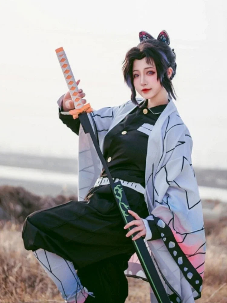 Fantasia Cosplay Adulto e Infantil Shinobu Kochou