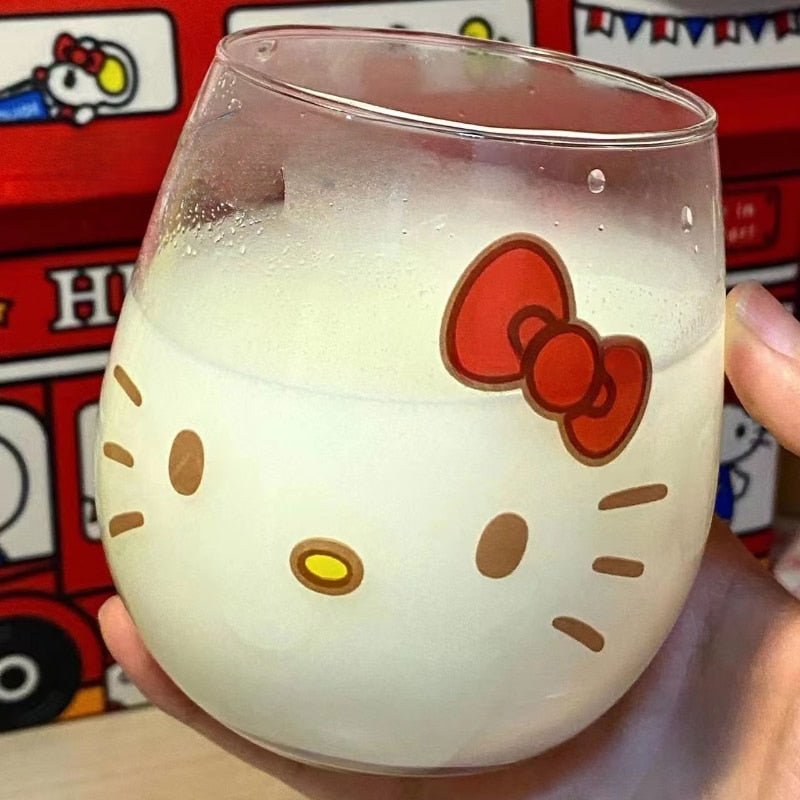 Copo de Vidro Hello Kitty e Amigos, Sanrio
