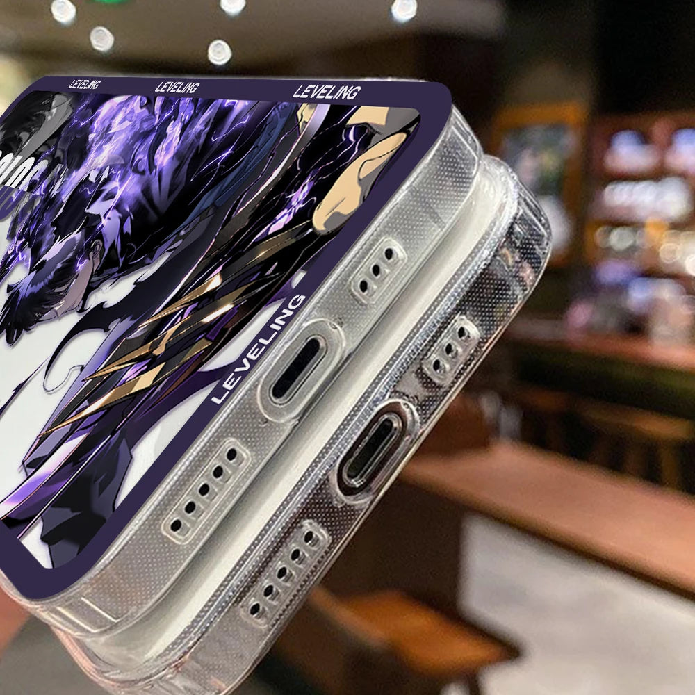 Capinha Poder Sombrio, Solo Leveling (Samsung Note/M/S)