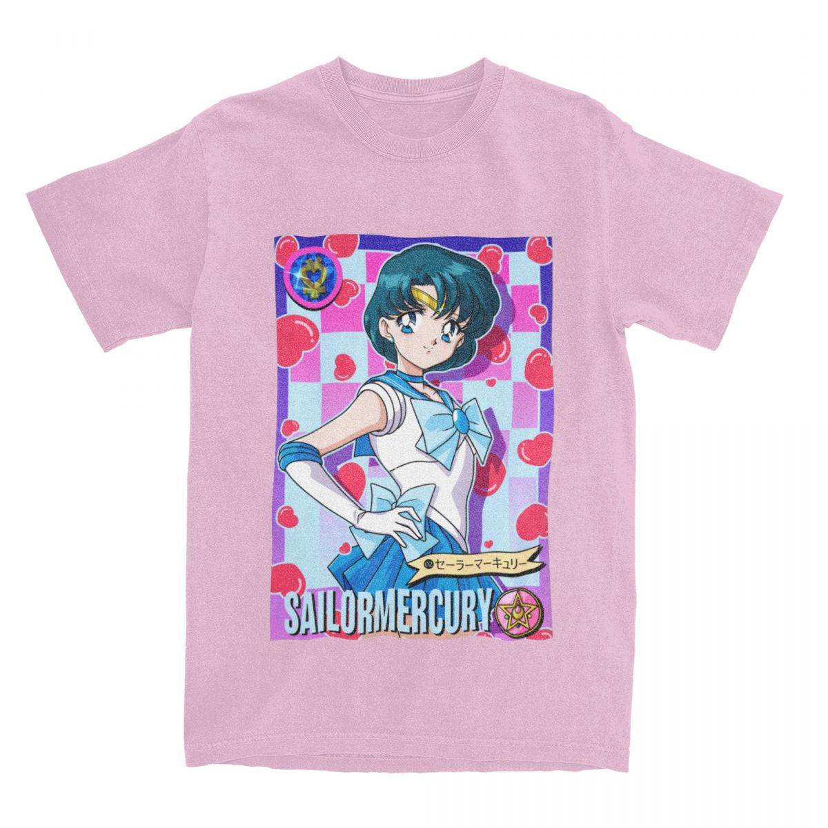 Camiseta Sailor Mercury, Corações Cósmicos