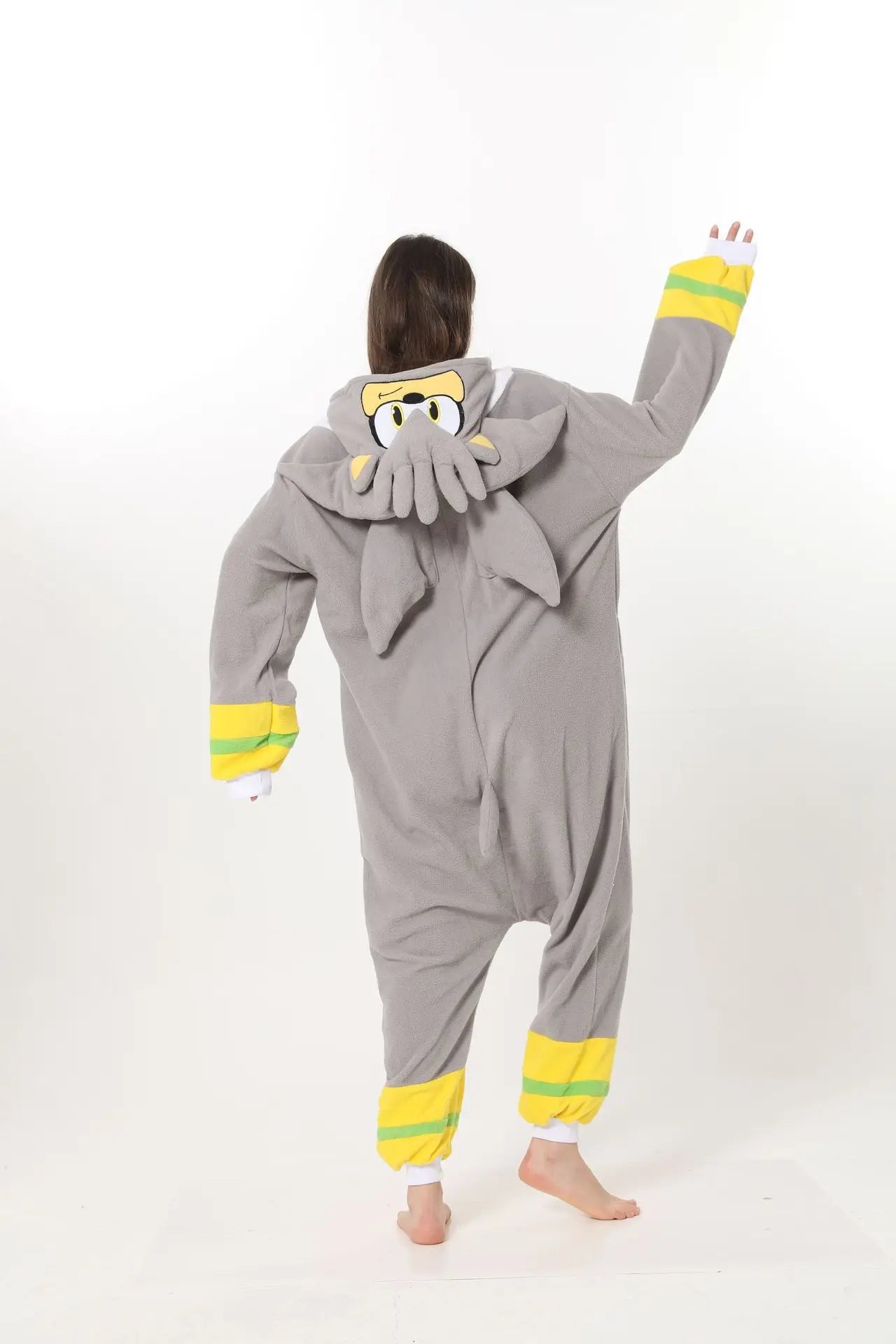 Pijama Cosplay Adulto e Infantil Sonic Kigurumi