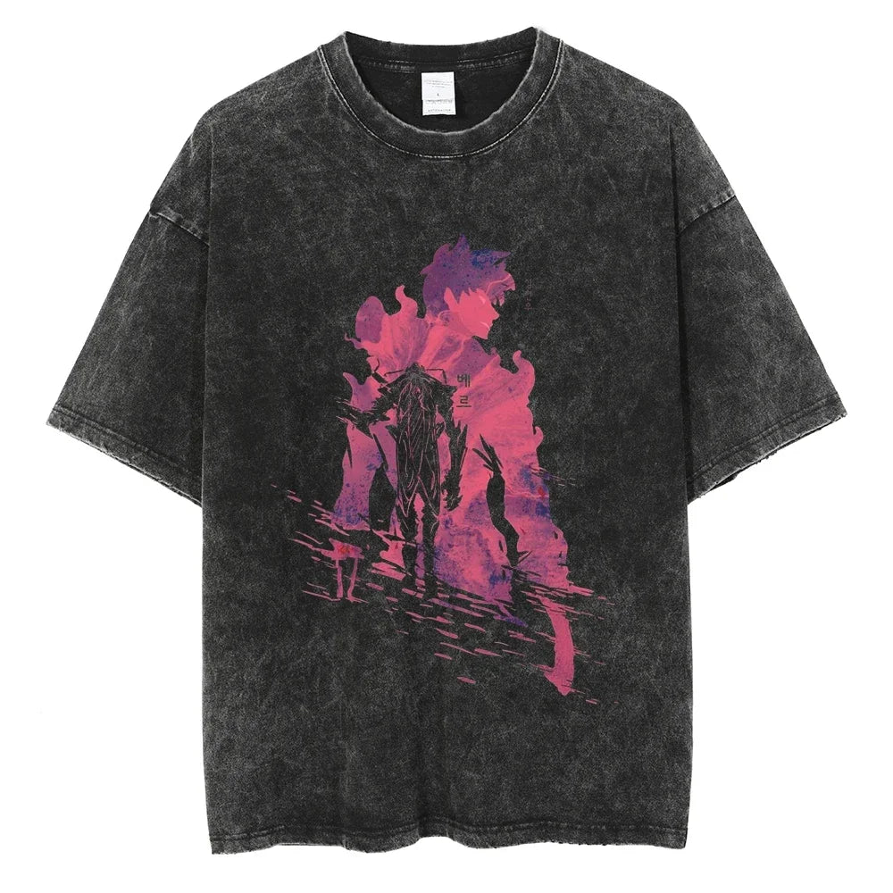 Camiseta Oversized Fúria das Sombras, Solo Leveling
