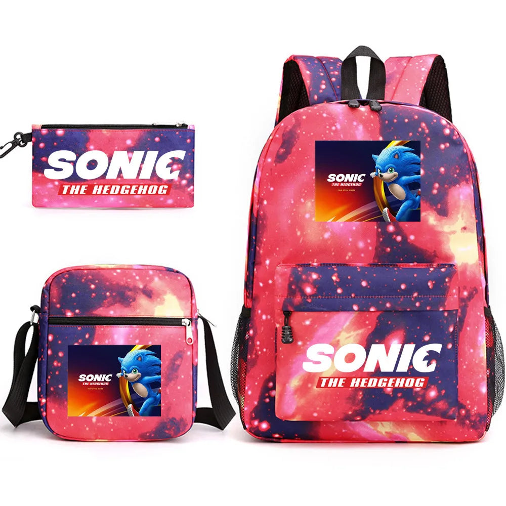 Mochila Sonic & Friends: Três Peças