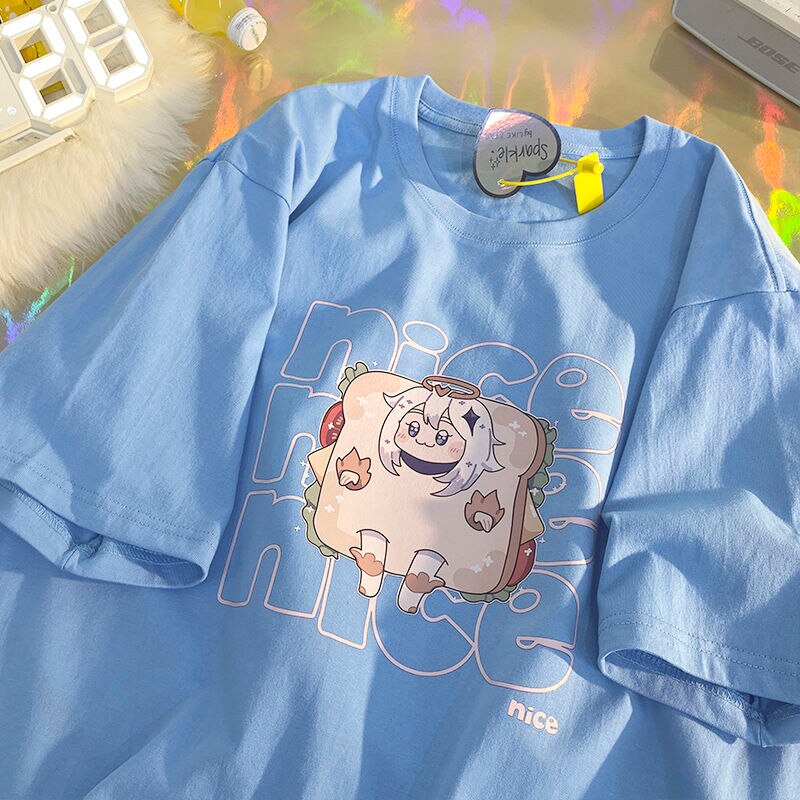 Camiseta Paimon Pãozinho Angelical, Genshin Impact